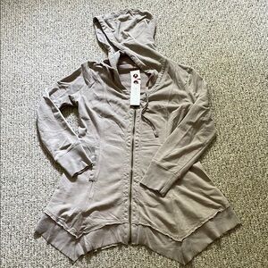 Gray Hooded Jacket